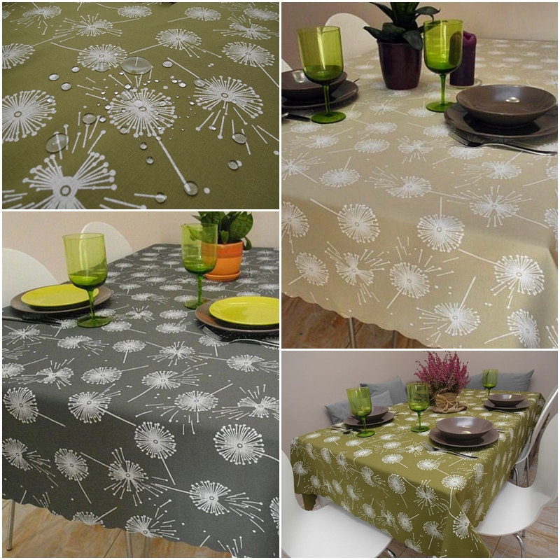 Obrusy plamoodporne DMUCHAWCE